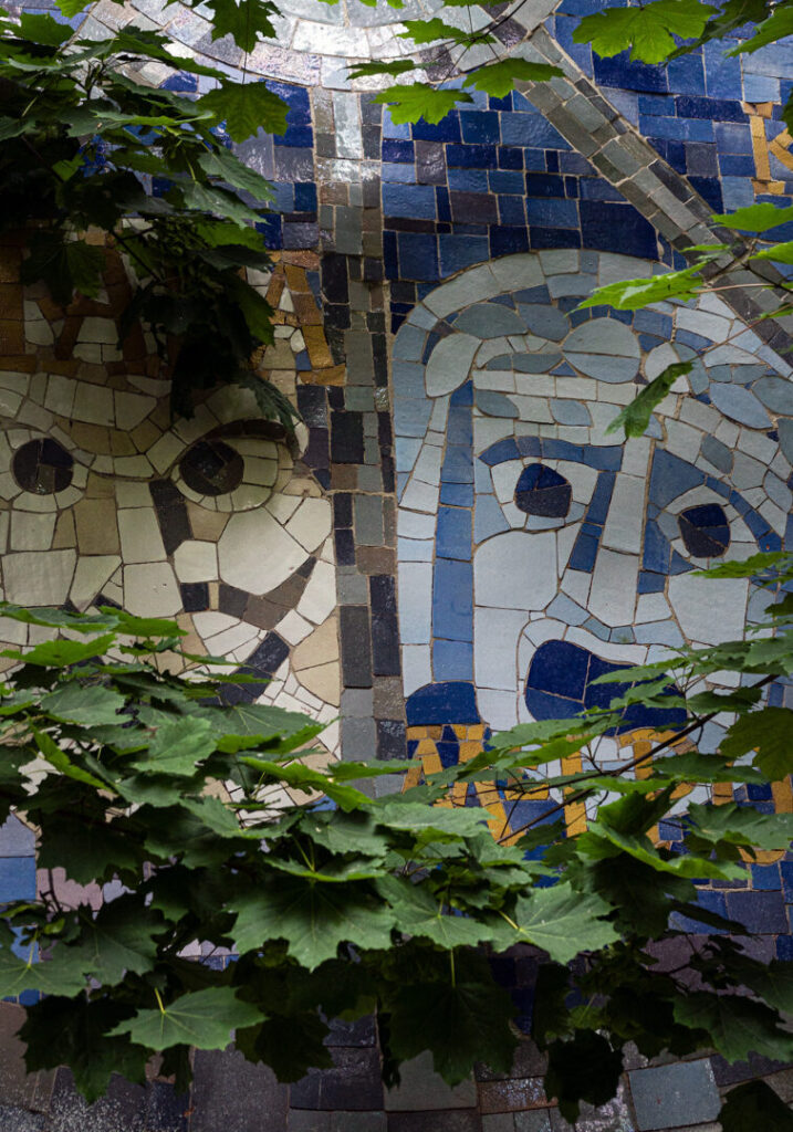 Mozaika przy fabryce "Fablok", Chrzanów, woj. małopolskie