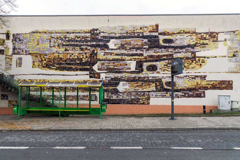 Mozaika na pływalni, Zielona Góra, woj. lubuskie