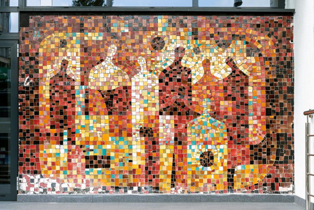 Mozaika na bloku, Radom, woj. mazowieckie