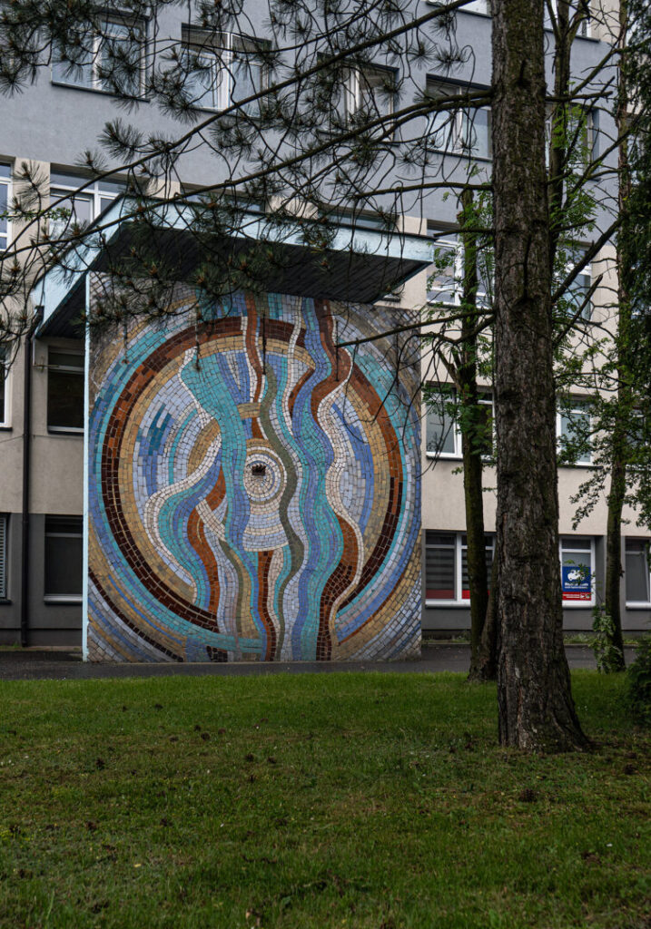 Mozaika na szpitalu, Katowice, woj. śląskie