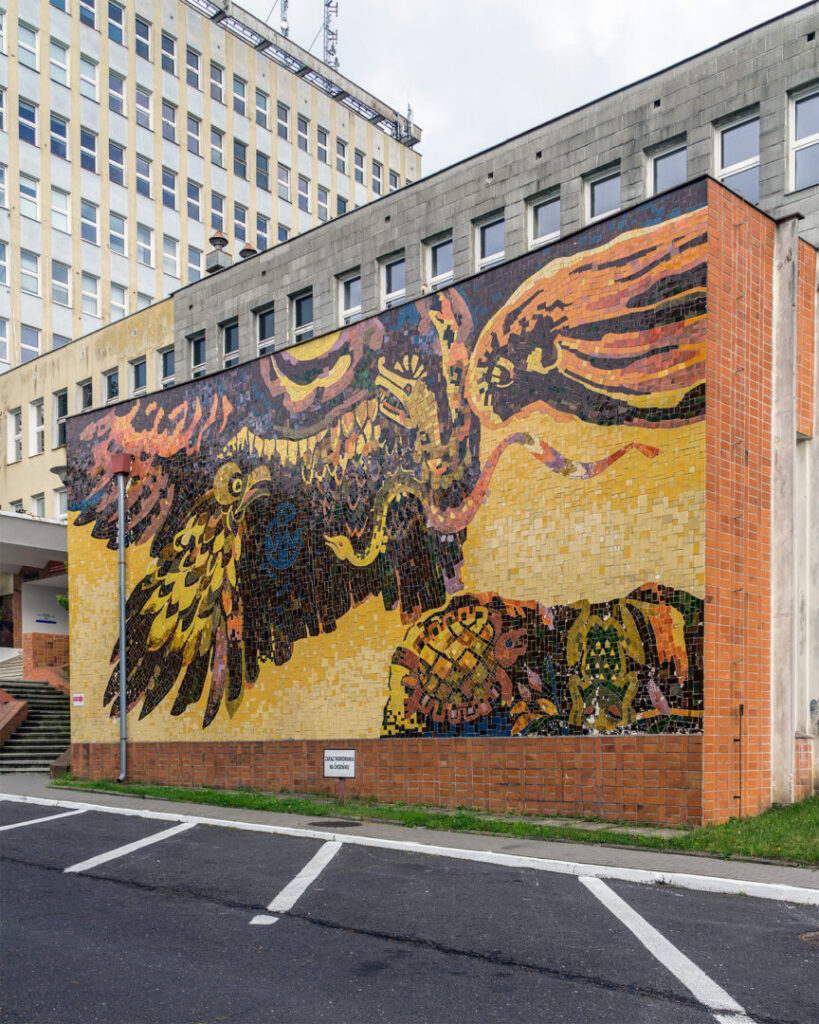 Mozaika na Instytucie Chorób Tropikalnych, Gdynia, woj. pomorskie